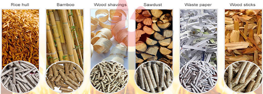 Raw Materials for Biomass Briquette Making