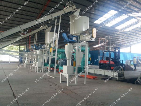 cooling system for pellet mill