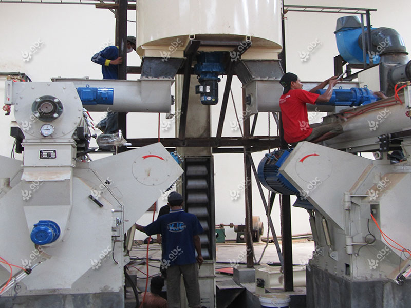 2 TPH Biomass Pellet Making Production Line in Indonesia
