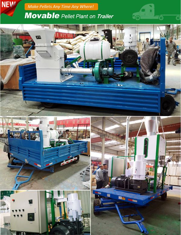 mobile wood pellet plant