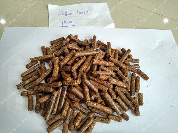 pure coffee husk pellets for swiss client