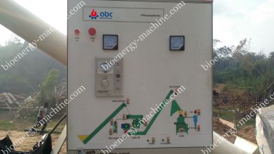 1tph bamboo pellet line control panel