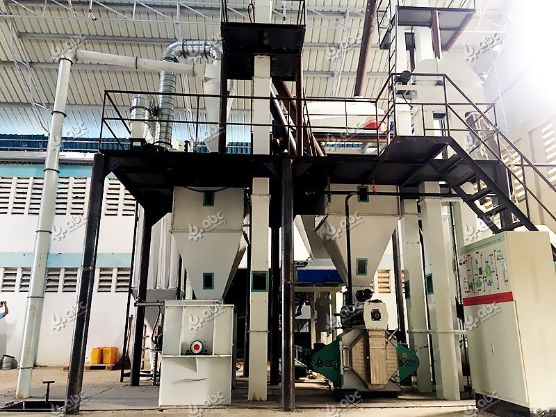 2-3 TPH Chicken Feed Making Machine Setup to Tanzania