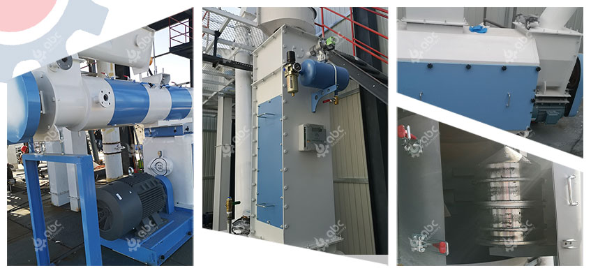 Main Equipment for 8-10 TPH Poultry Feed Pellet Line 