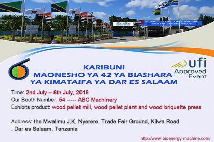 ABC Machinery will attend 42nd DAR ES SALAAM INTERNATIONAL TRADE FAIR