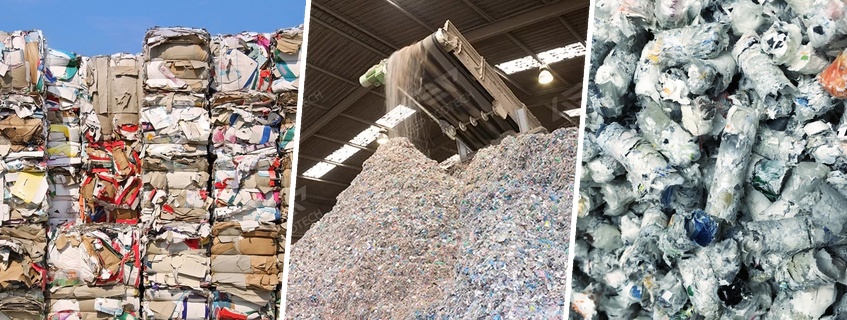 Cardboard Waste to RDF Processing Flow - Advanced Sorting & Shredding Tech