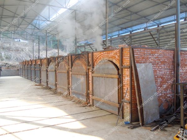 charcoal briquetting plant kiln