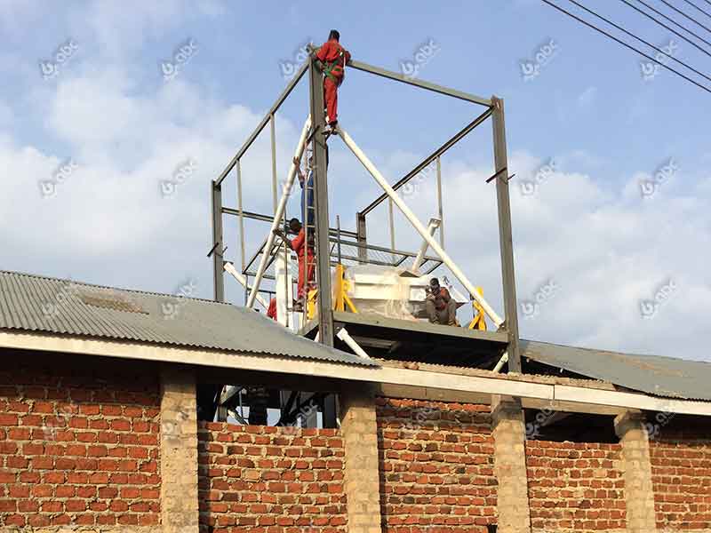 Chicken Feed Plant Installation in Uganda