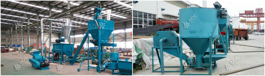 High-quality Feed Pellets Grinding & Mixing Machine