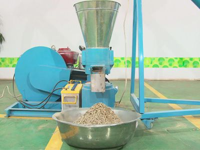 flat plate die type pellet mill