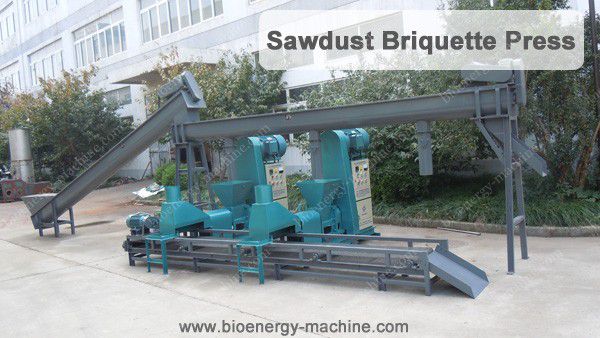 sawdust briquette press machine