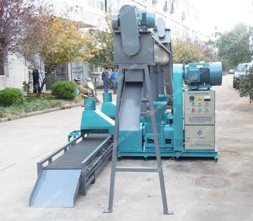 wood sawdust briquette making unit